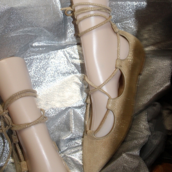 New Gap lace up ballet shoes - Picture 3 of 16